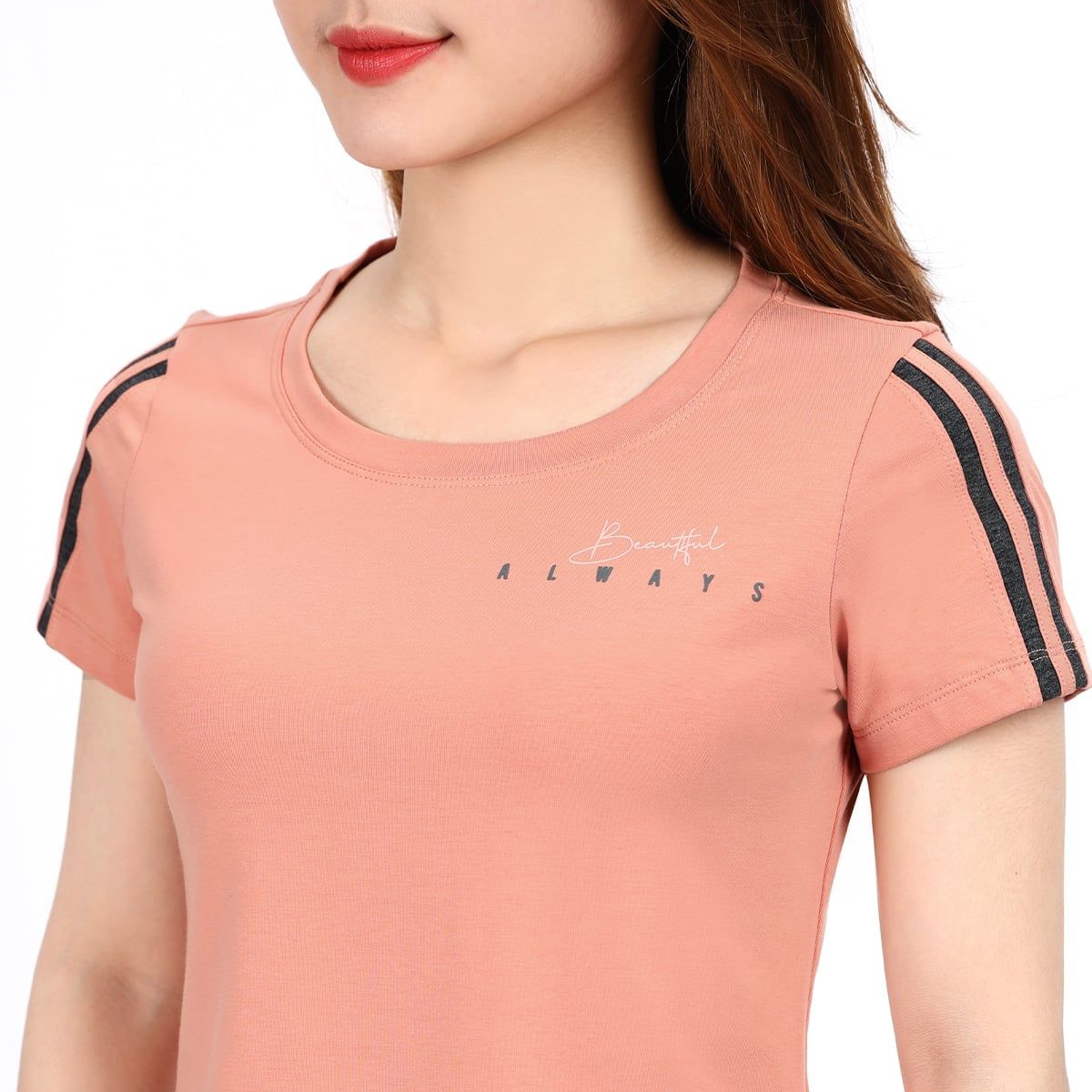 Set đồ bộ nữ kiểu quần dài tay ngắn cotton cvc mát 193p 3329