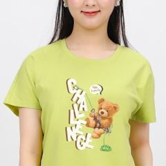 Set đồ bộ nữ kiểu quần đùi tay ngắn chất cotton siêu mát 195p 2036