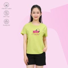 Set đồ bộ nữ kiểu quần đùi tay ngắn chất cotton siêu mát 195p 5174