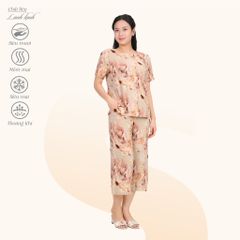 Set đồ bộ nữ kiểu quần lửng tay ngắn  254p 7024