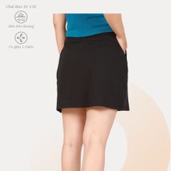 Chân váy chất vảy cá cotton 402p 8075