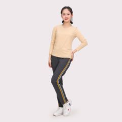 Phôi áo thun nữ tay dài Cổ Tim chất cotton siêu mát 020p 0264