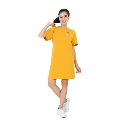 Váy đầm suông tay ngắn chất cotton siêu mát 022p 2015