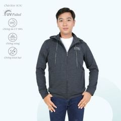 Áo khoác nam chống nắng, chống UV có nón VC cotton TC mát 431p 1145