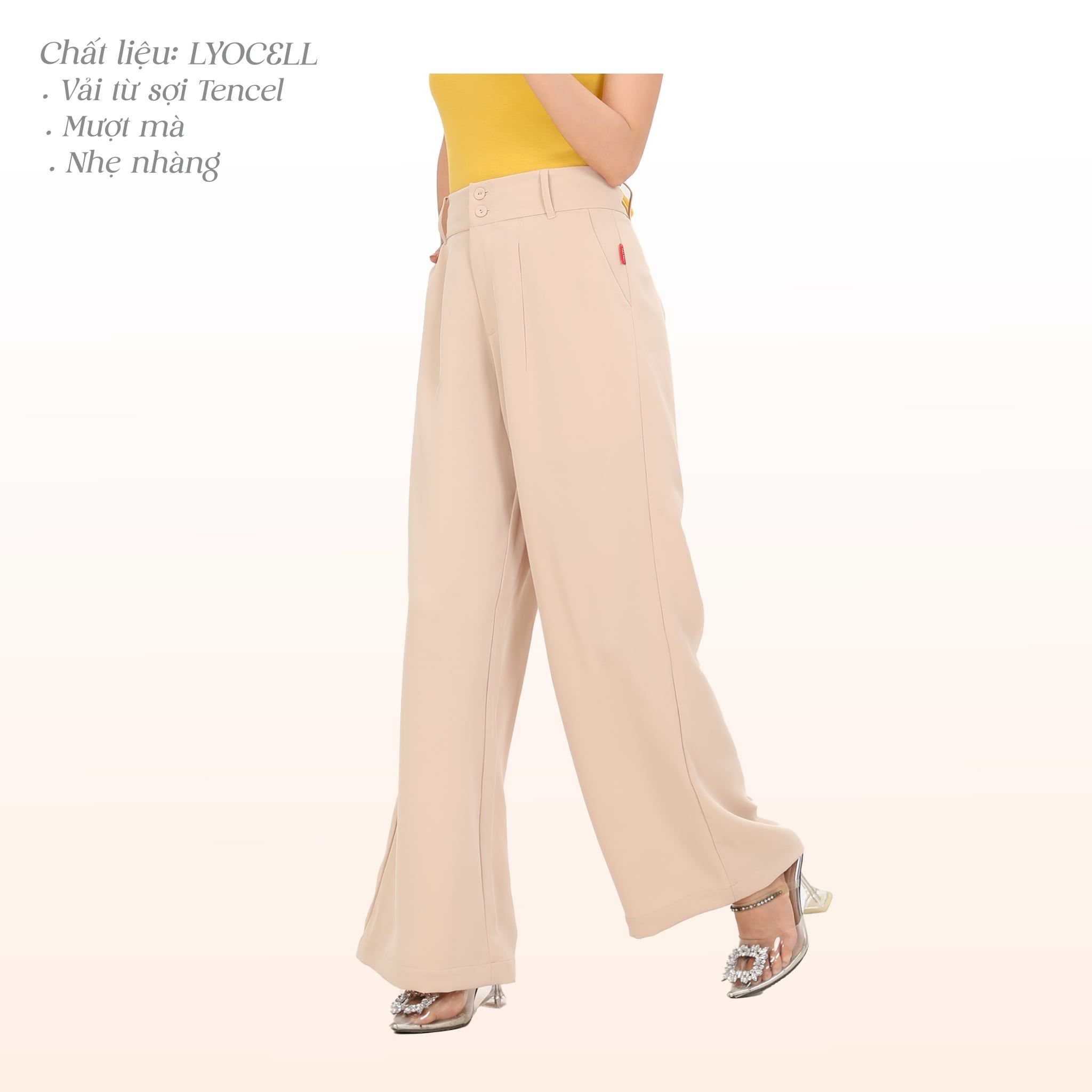 Quần dài form suông chất LYOCELL QD 578p 8517