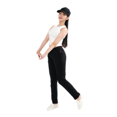 Quần thể thao nữ ống dài thun chất vảy cá cotton cvc mát 408p 8007