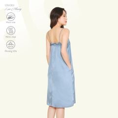 Áo ngủ, Váy ngủ dây cao cấp lụa nhung 262p 8032