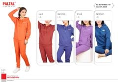 Bộ nữ thể thao kiểu quần dài tay dài chất vảy cá cotton cvc mát kiểu dệt chân cua 403p 3191