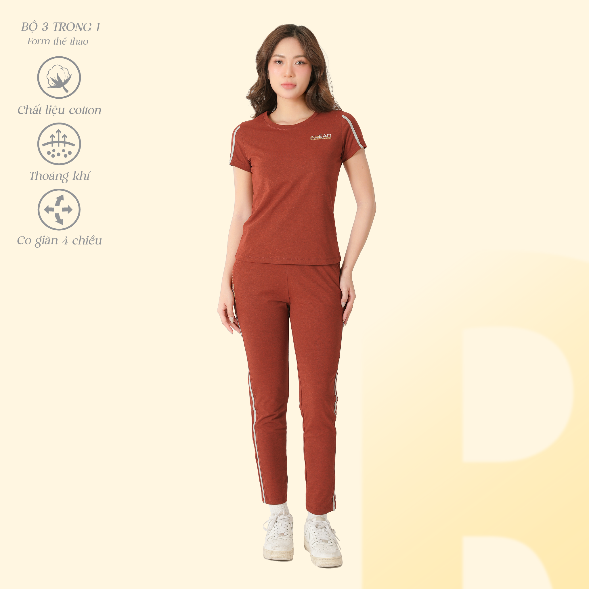 Set đồ bộ nữ kiểu quần dài tay ngắn 193p 3219