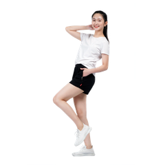 quần đùi nữ chất vảy cá cotton siêu mát 408p 8048