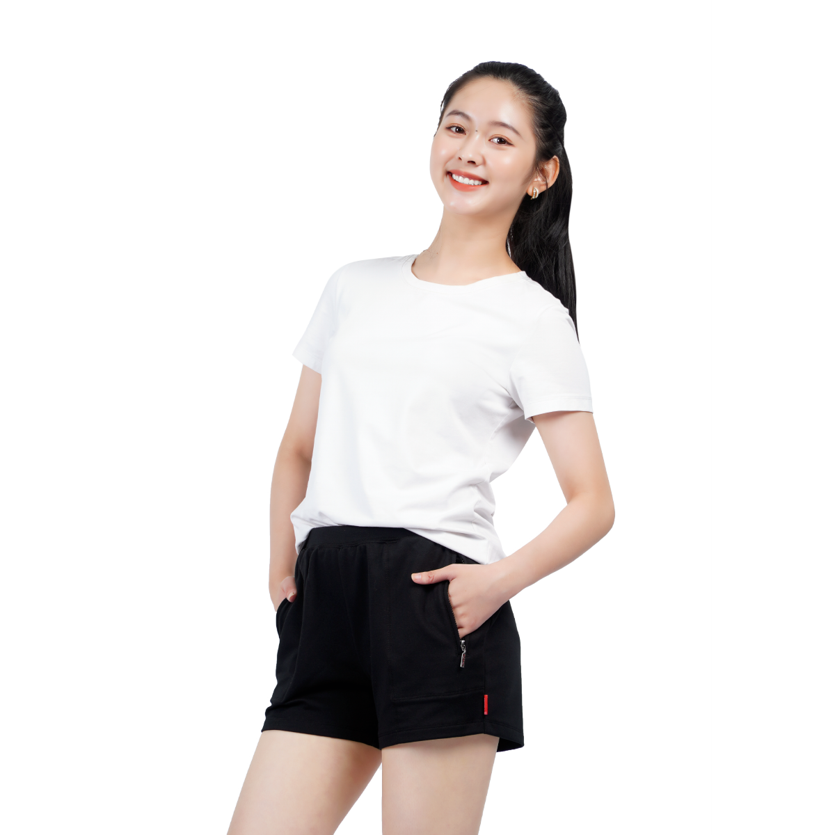quần đùi nữ chất vảy cá cotton siêu mát 408p 8048