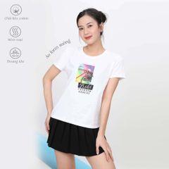 .Áo thun nữ tay ngắn form suông chất cotton siêu mát 020p 0804