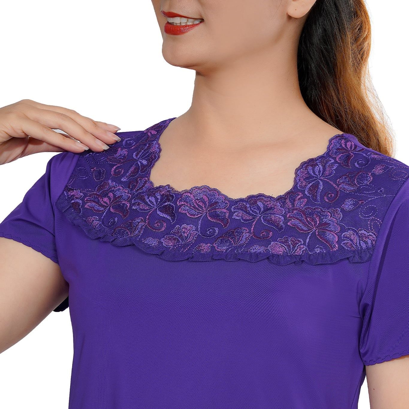 Set đồ bộ nữ kiểu quần dài tay ngắn chất thun lạnh siêu bền 013p 3147