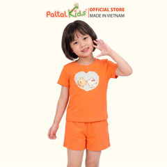 Đồ Bộ Đùi Cơ Bản Cotton Mỹ Bé Gái Cao Cấp - 025 2142 - Size 10