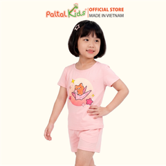 Đồ Bộ Đùi Cơ Bản Cotton Mỹ Bé Gái Cao Cấp - 025 2148 - Size 13