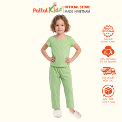Đồ Bộ Dài Cotton Mỹ Họa Tiết Lập Thể Bé Gái Cao Cấp - 025 2157