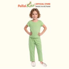 Đồ Bộ Dài Cotton Mỹ Họa Tiết Lập Thể Bé Gái Cao Cấp - 025 2157
