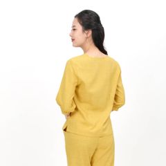 Set đồ bộ nữ kiểu quần dài tay ngắn Linen 383p 3354