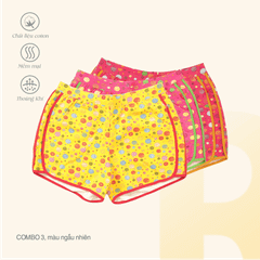 Combo 03 quần đùi chất cotton siêu mát 027p 9298