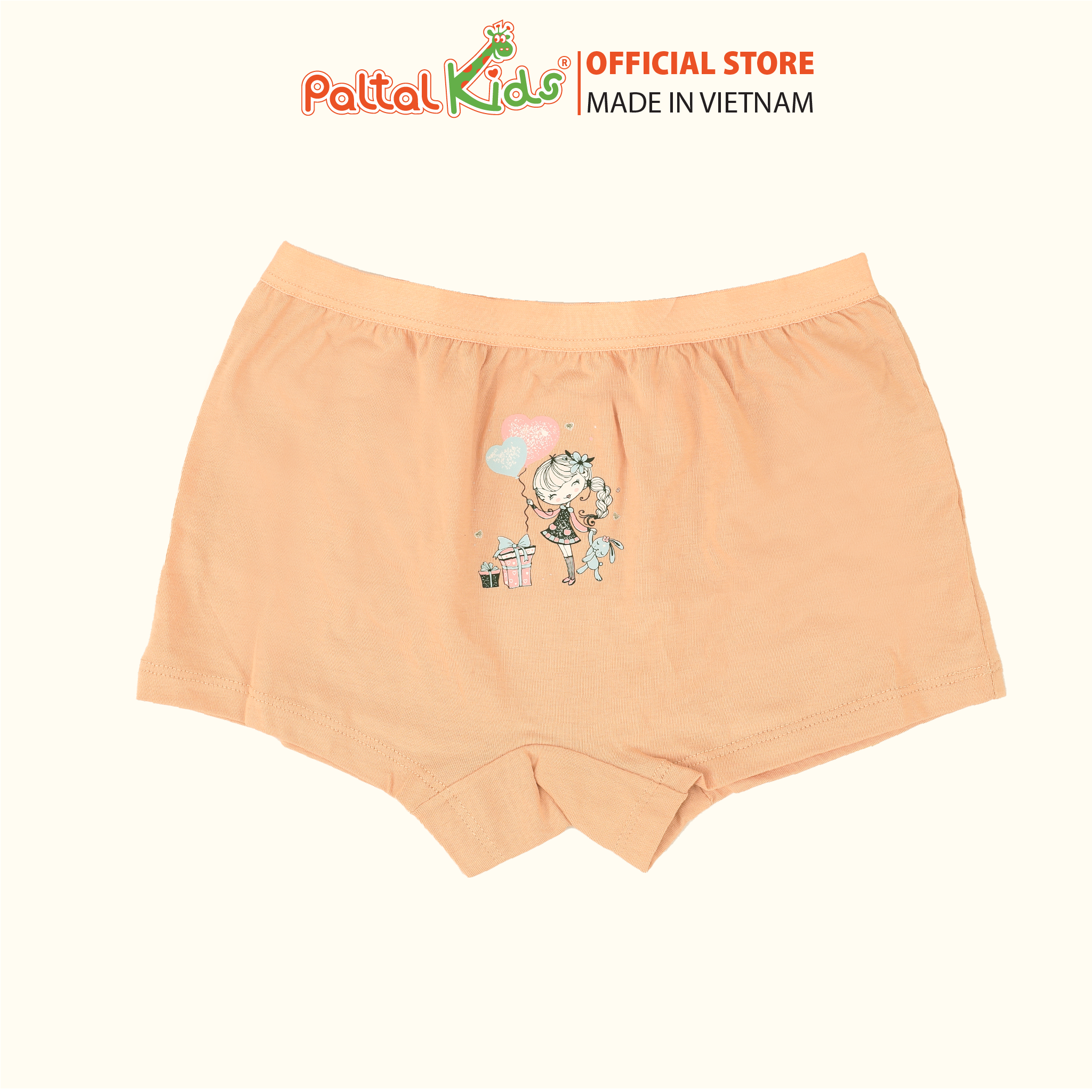 Com bo 06 Quần Lót Dáng Đùi Cotton Màu Sắc Ngẫu Nhiên Bé Gái Cao Cấp 027p 7413