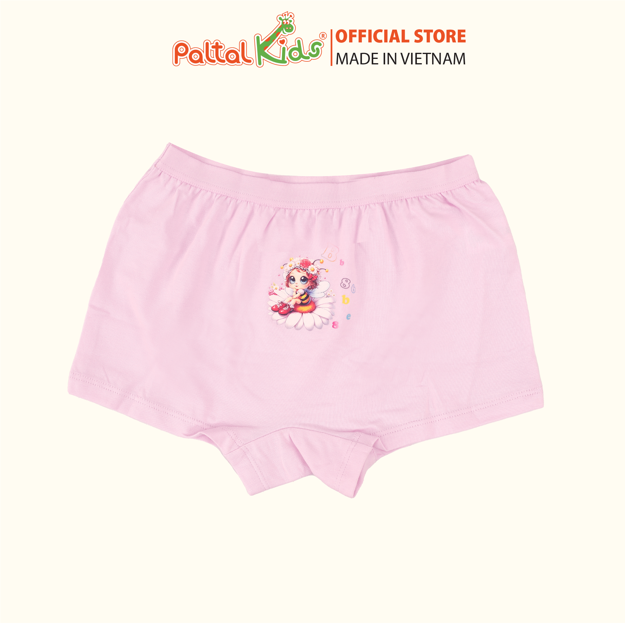 Com bo 06 Quần Lót Dáng Đùi Cotton Màu Sắc Ngẫu Nhiên Bé Gái Cao Cấp 027p 7413
