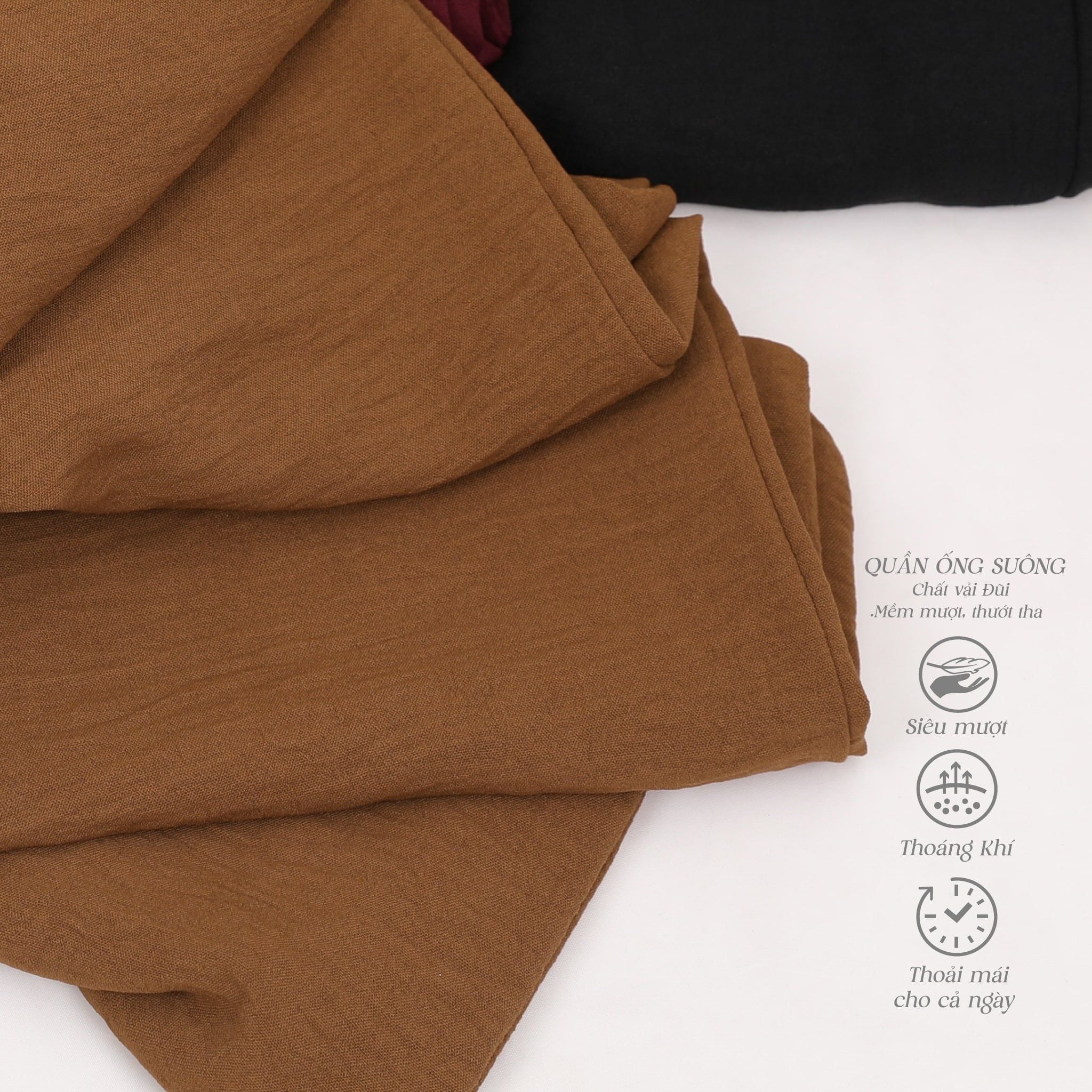 Quần dài Form Suông chất đũi 338p 8515