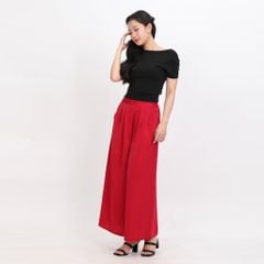 Quần dài nữ Ống Rộng Thời Trang chất lụa 588p 8524