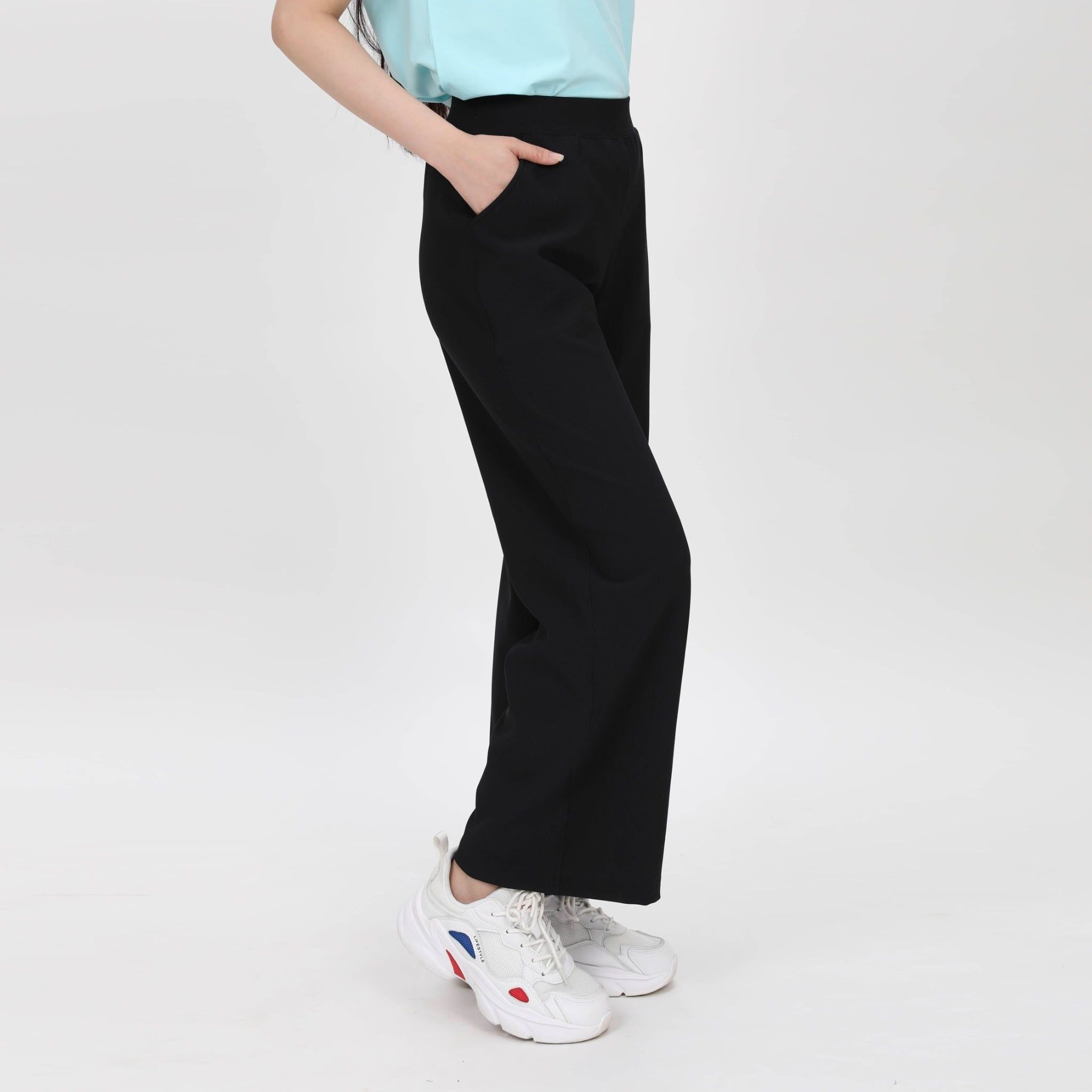 Quần dài nữ chất rib gân 558p 8054