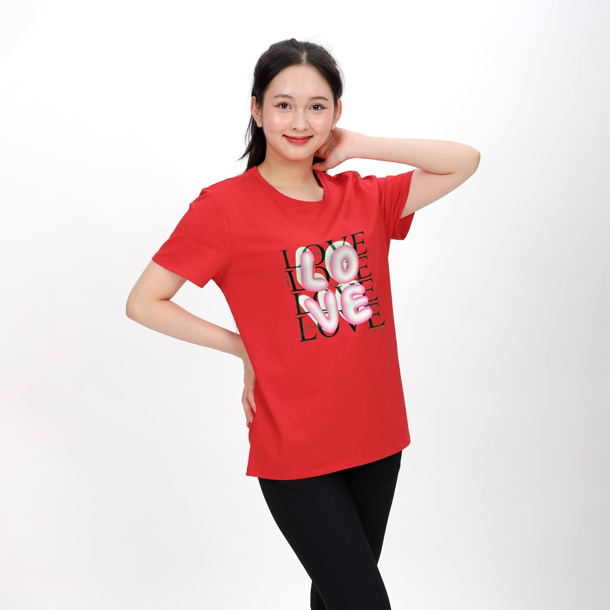Áo thun nữ form rộng chất cotton siêu mát 020p 0454
