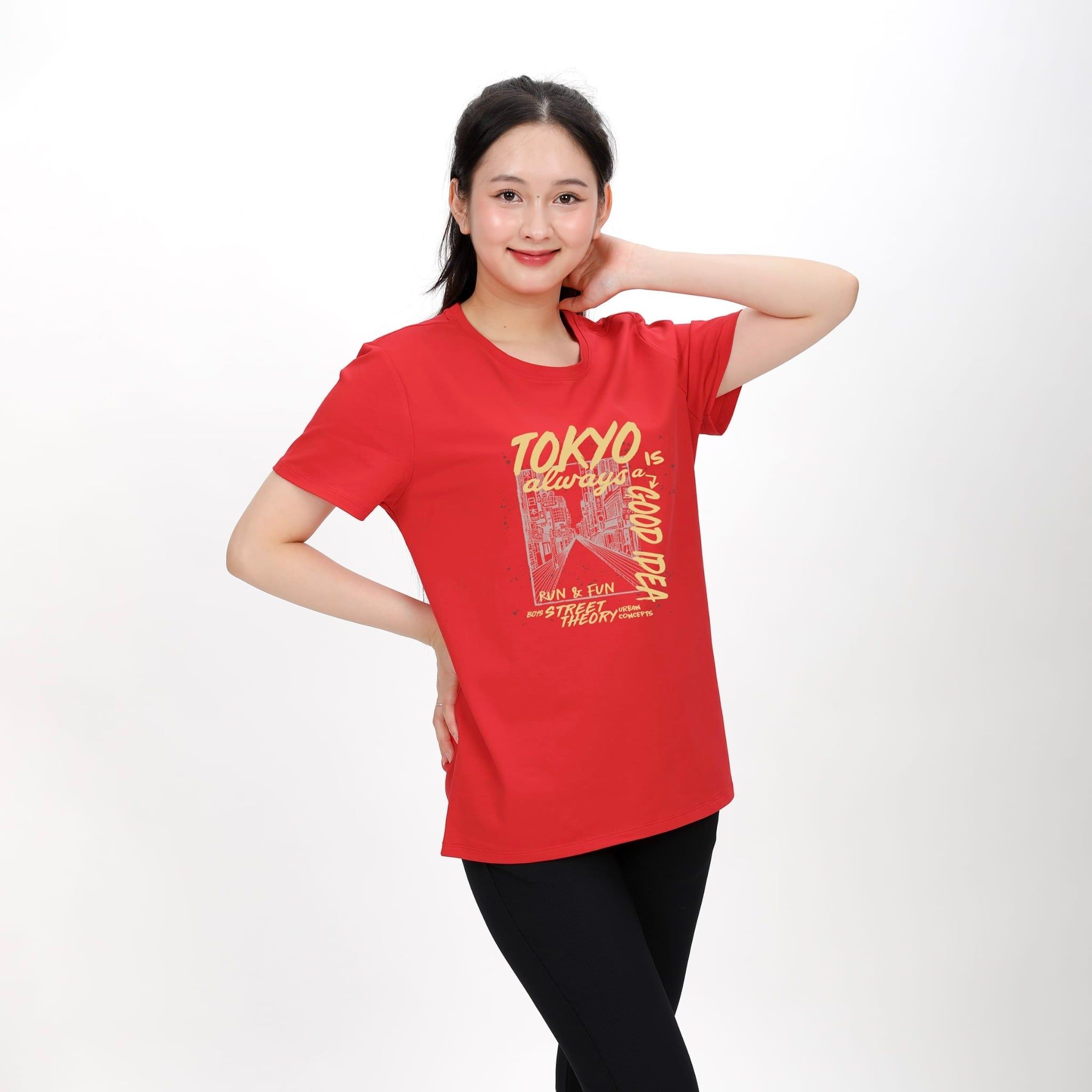 Áo thun nữ form rộng chất cotton siêu mát 020p 0354