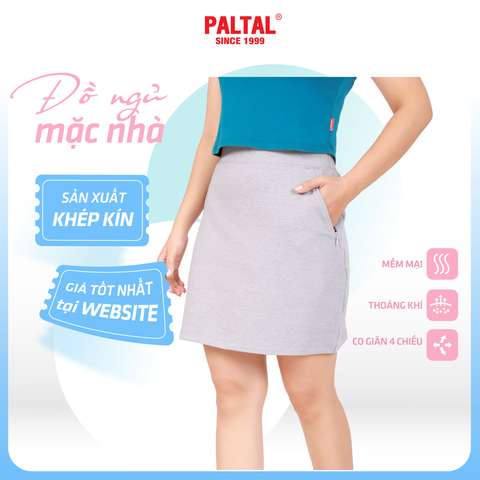 Chân váy chất vảy cá cotton 402p 8075