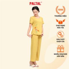 Set đồ bộ nữ kiểu quần dài tay ngắn Linen 383p 3355