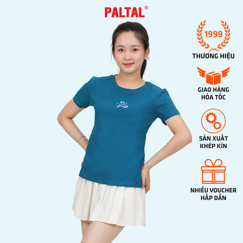 Áo thun nữ tay ngắn cổ tròn form suông chất cotton siêu mát 020p 0339