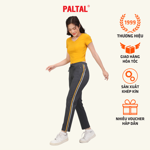 Quần thể thao nữ ống dài thun chất vảy cá cotton cvc mát 408p 8064