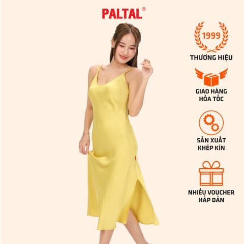 Áo ngủ, Váy ngủ dây chất liệu lụa nhung 262p 2076