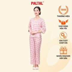 Set đồ bộ nữ kiểu quần dài tay lỡ chất lụa nhung 263p 6001