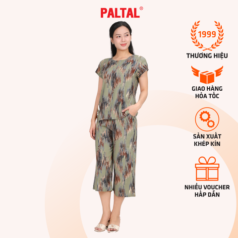 Set đồ bộ nữ kiểu quần lửng tay ngắn  254p 7031