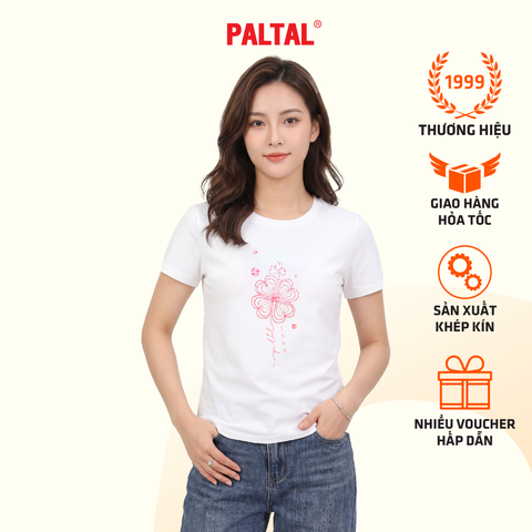 Áo thun nữ tay ngắn cổ tròn form suông chất Cotton co dãn 4 chiều 020p 0379