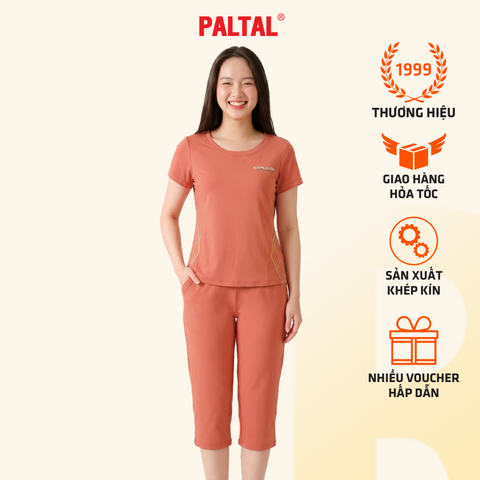 Set đồ bộ nữ kiểu quần lửng áo tay ngắn chất cotton siêu mát 024p 4326