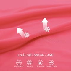 Set đồ bộ nữ kiểu quần dài tay ngắn thể thao 3 trong 1 chất nhung lạnh 153p 6007
