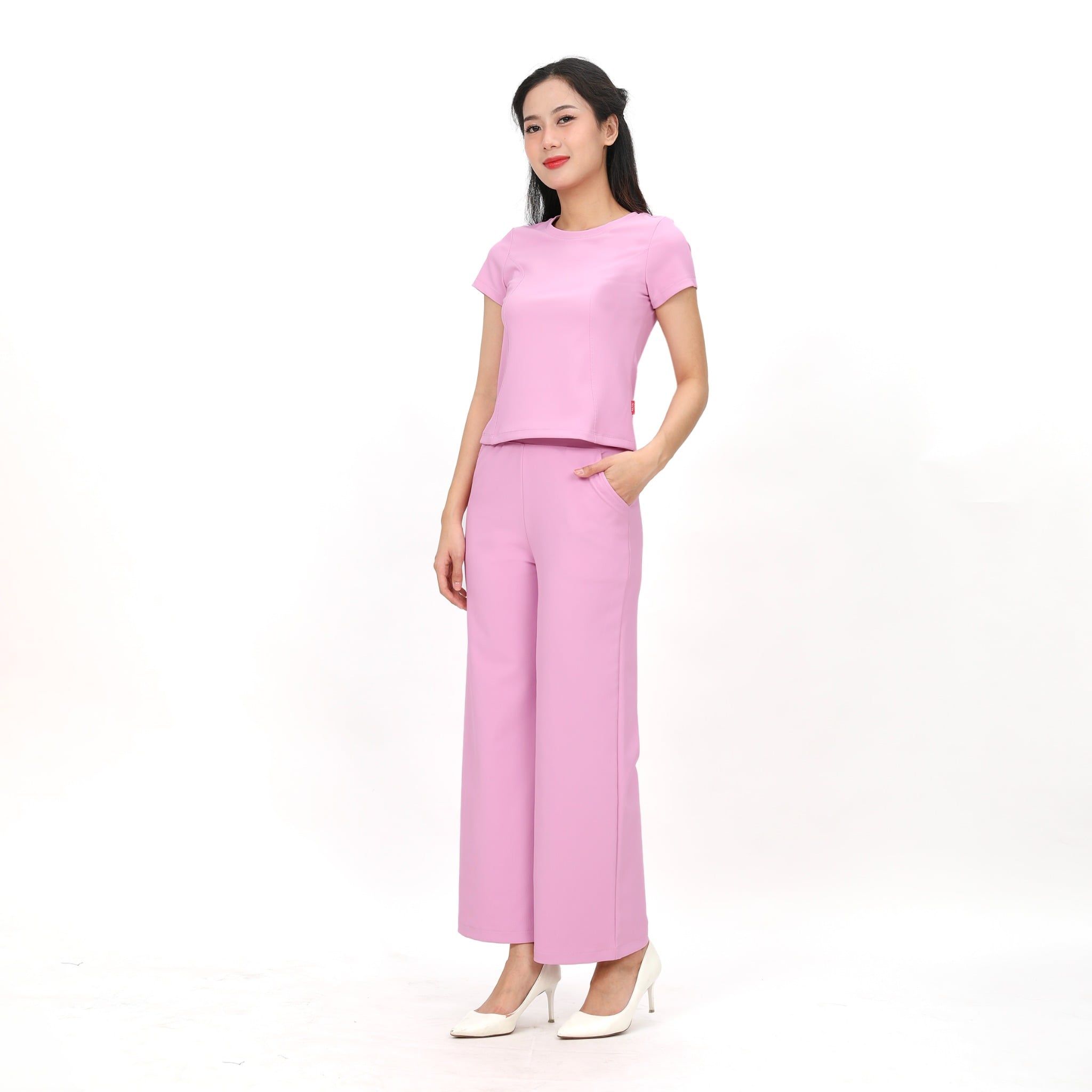 Set đồ bộ nữ kiểu quần dài tay ngắn chất rip chất cotton siêu mát 223p 3400