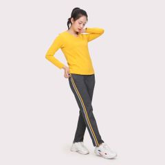 Phôi áo thun nữ tay dài Cổ Tim chất cotton siêu mát 020p 0264
