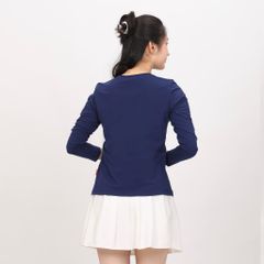 Phôi áo thun nữ tay dài Cổ Tim chất cotton siêu mát 020p 0264