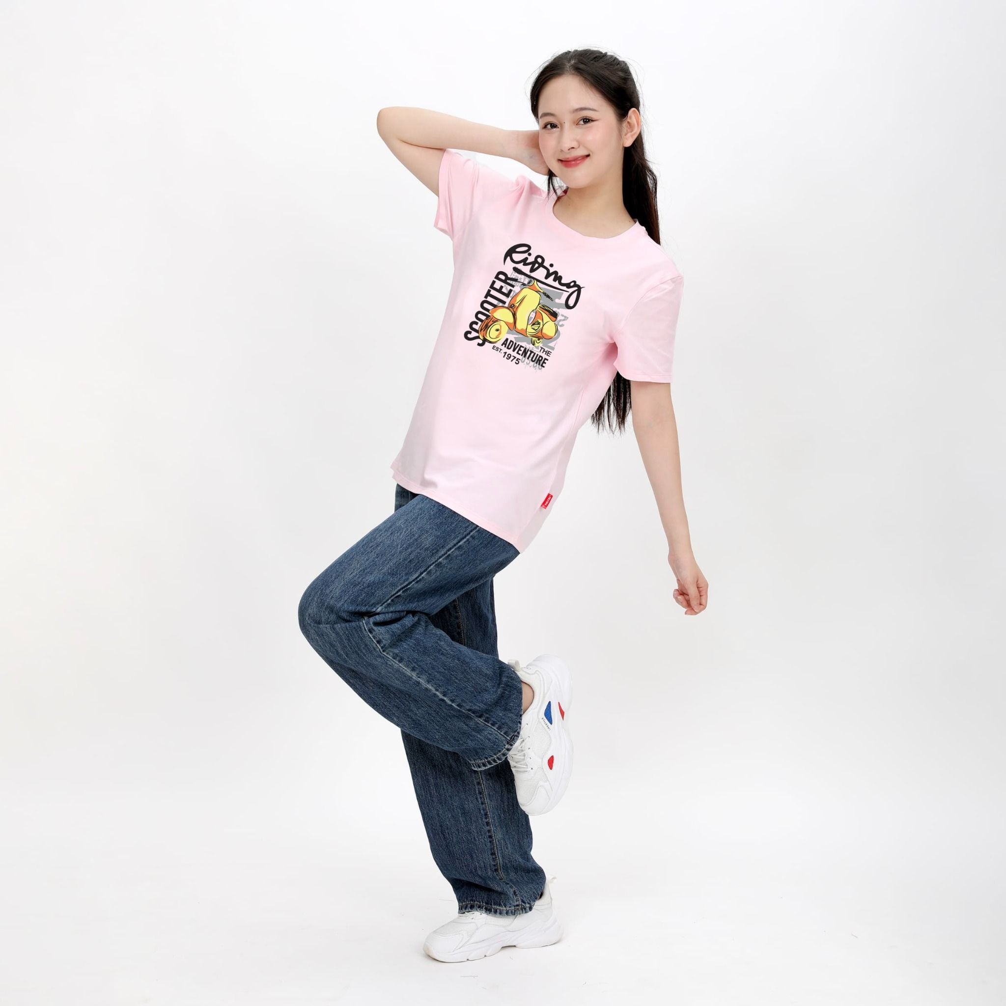 Áo thun nữ tay ngắn Form Rộng chất cotton siêu mát 020p 0285