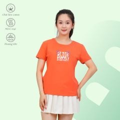 Áo thun nữ tay ngắn Cổ Tròn Form Suông chất cotton siêu mát 020p 0316