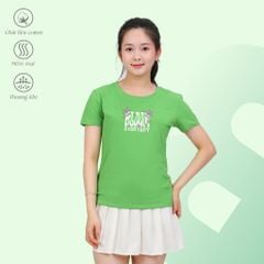Áo thun nữ tay ngắn Cổ Tròn Form Suông chất cotton siêu mát 020p 0316