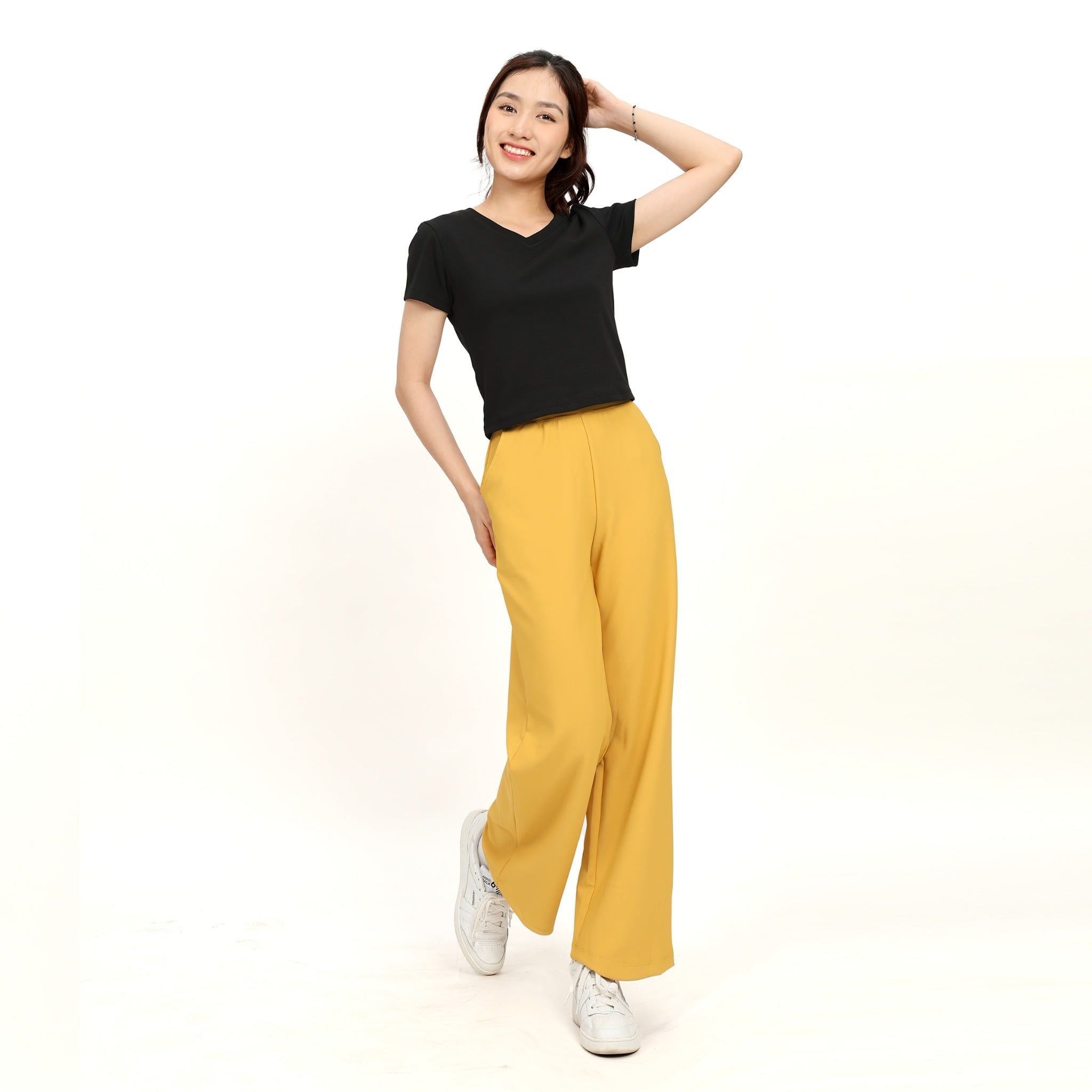 Áo thun nữ Croptop tay ngắn Cổ Tim chất rib chất cotton siêu mát 220p 0266