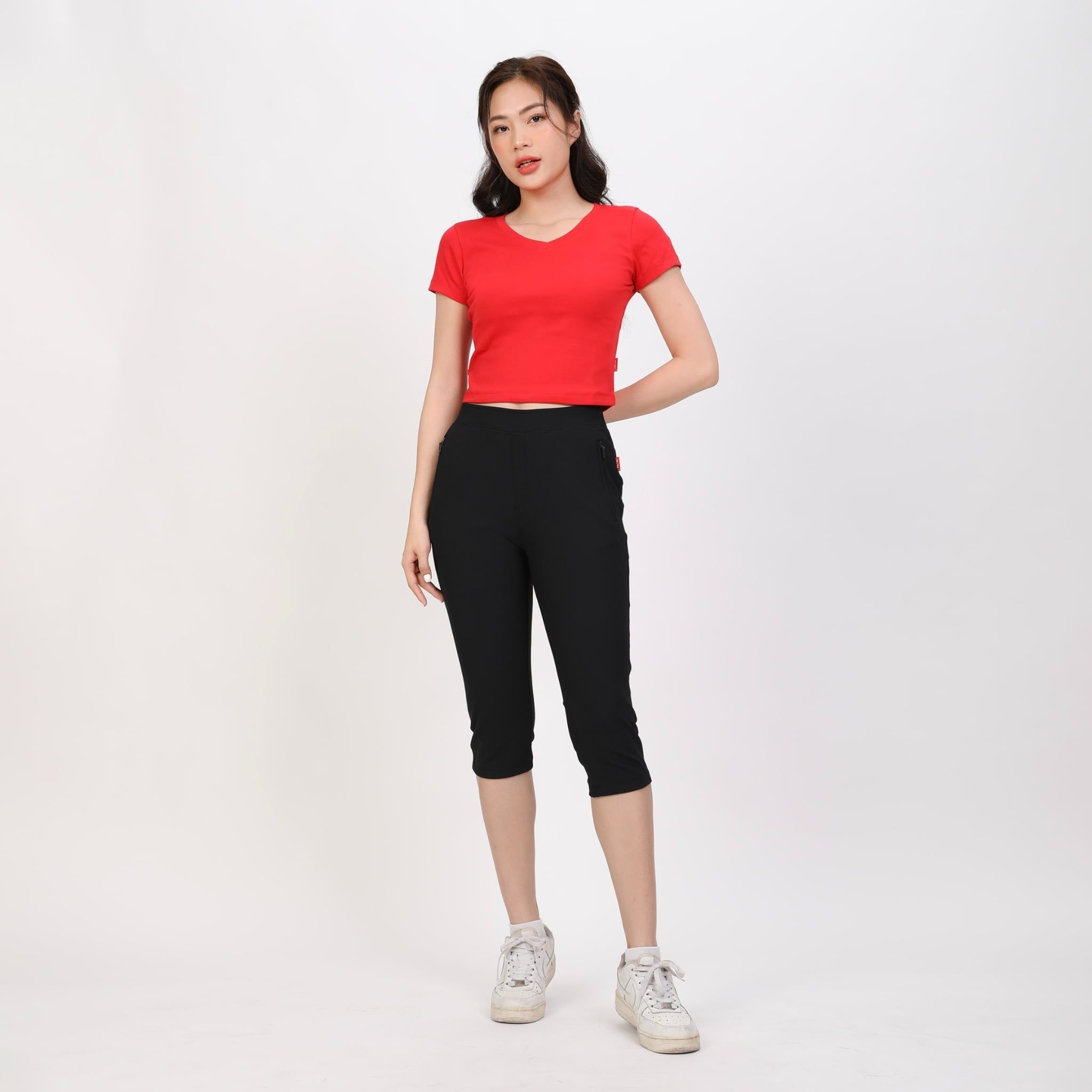 Áo thun nữ Croptop tay ngắn Cổ Tim chất rib chất cotton siêu mát 220p 0266
