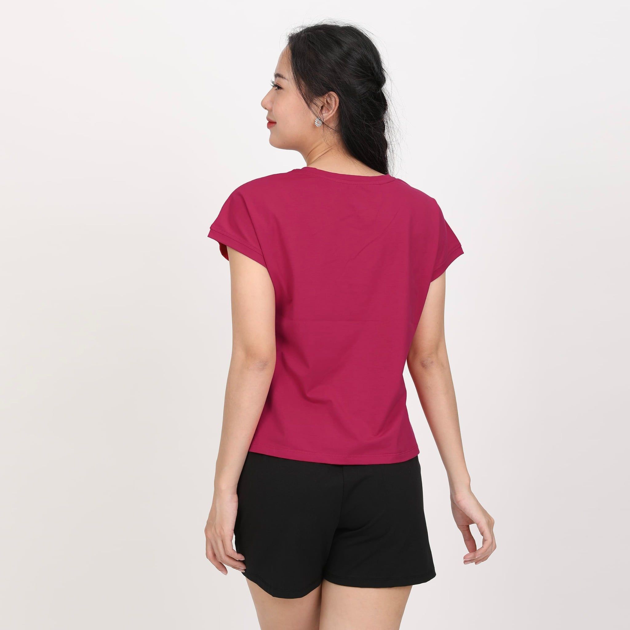 Set đồ bộ nữ kiểu quần đùi tay liền chất cotton siêu mát 025p 5224