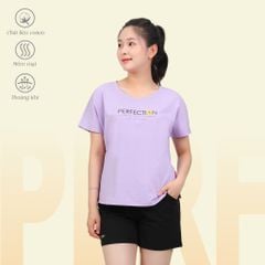 Set đồ bộ nữ kiểu quần đùi tay ngắn chất cotton siêu mát 195p 5217